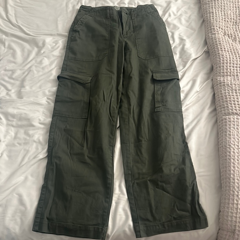 Olive Green Cargo Pants